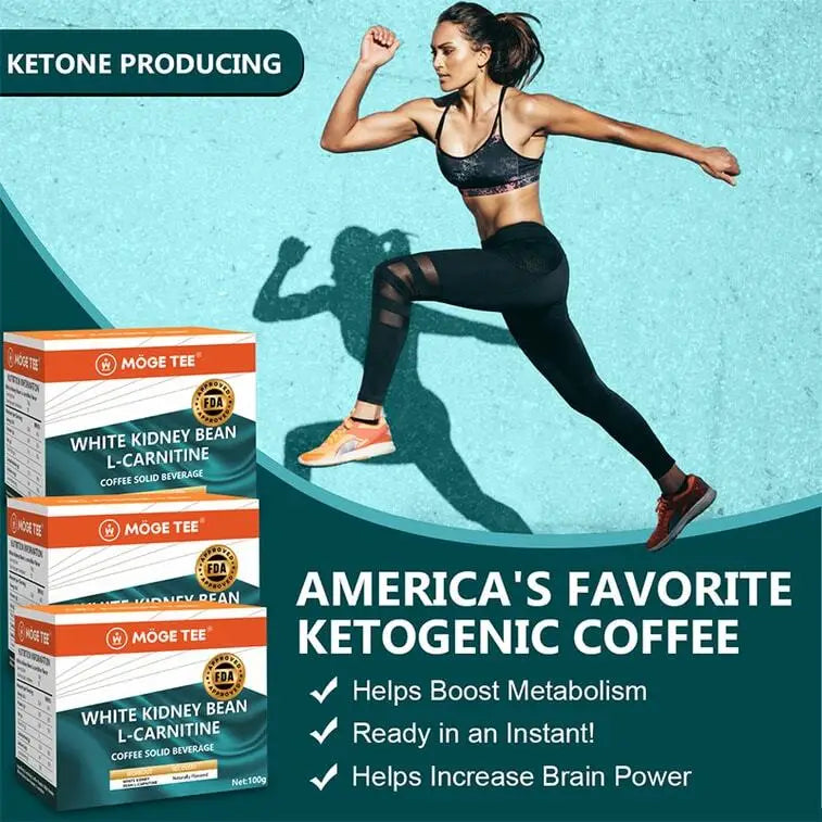 Moge Tee White Bean L-Carnitine Coffee Mix 10 Bags