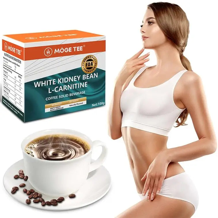 Moge Tee White Bean L-Carnitine Coffee Mix 10 Bags