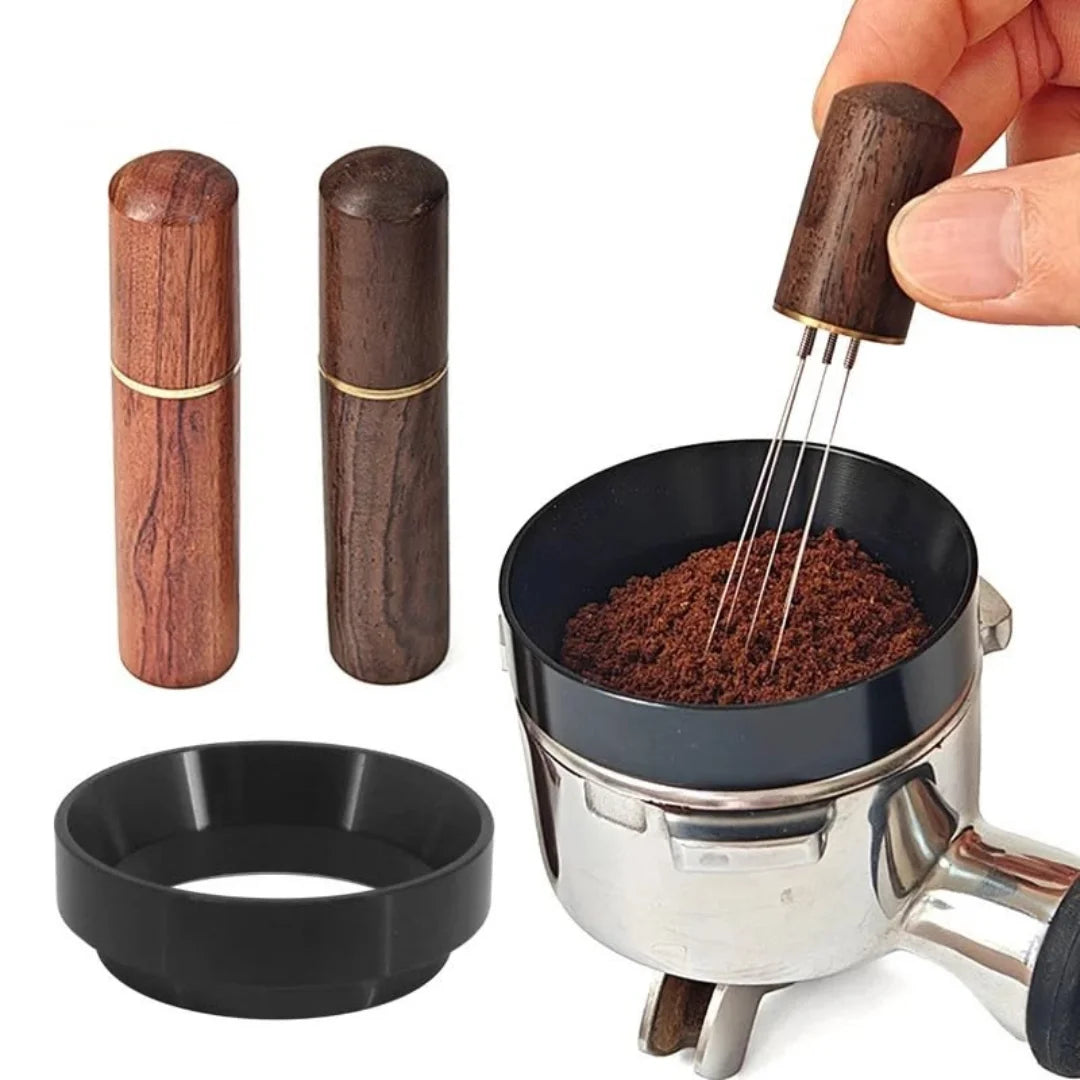 Espresso Needle Coffee Stirrer WDT Tool Wood Handle