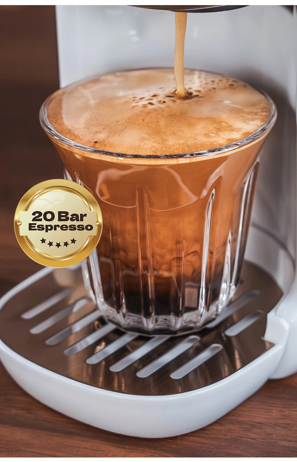 HiBREW 5in1 Capsule Coffee Machine 20Bar Hot Cold