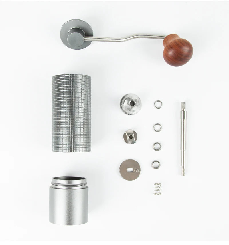 Manual Coffee Grinder Metal Burr Portable Hand Grinder