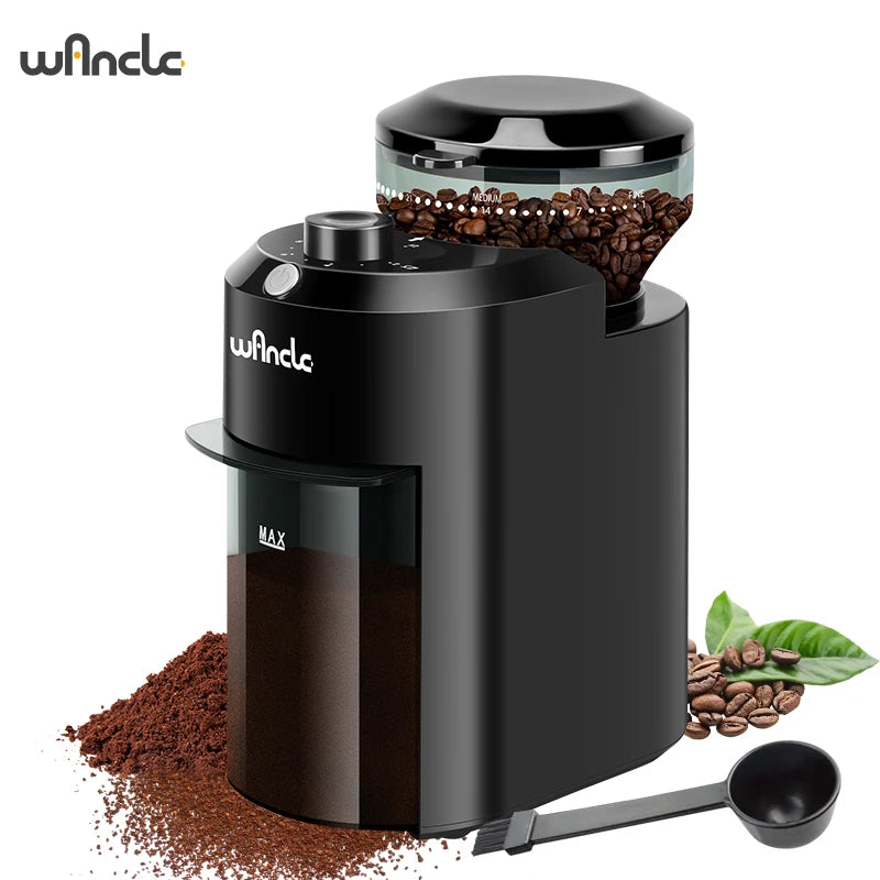 Wancle Electric Burr Coffee Grinder 28 Grind Settings
