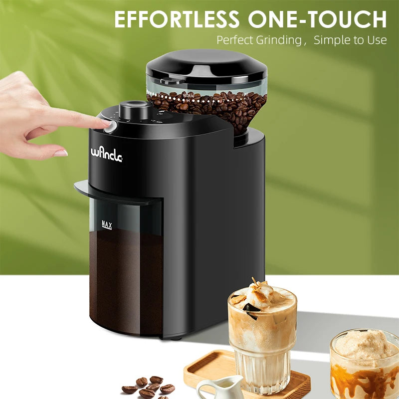 Wancle Electric Burr Coffee Grinder 28 Grind Settings