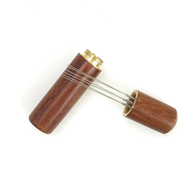 Espresso Needle Coffee Stirrer WDT Tool Wood Handle
