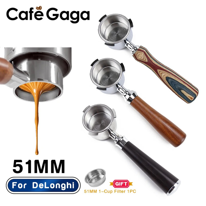 Bottomless Portafilter 51mm For Delonghi Espresso