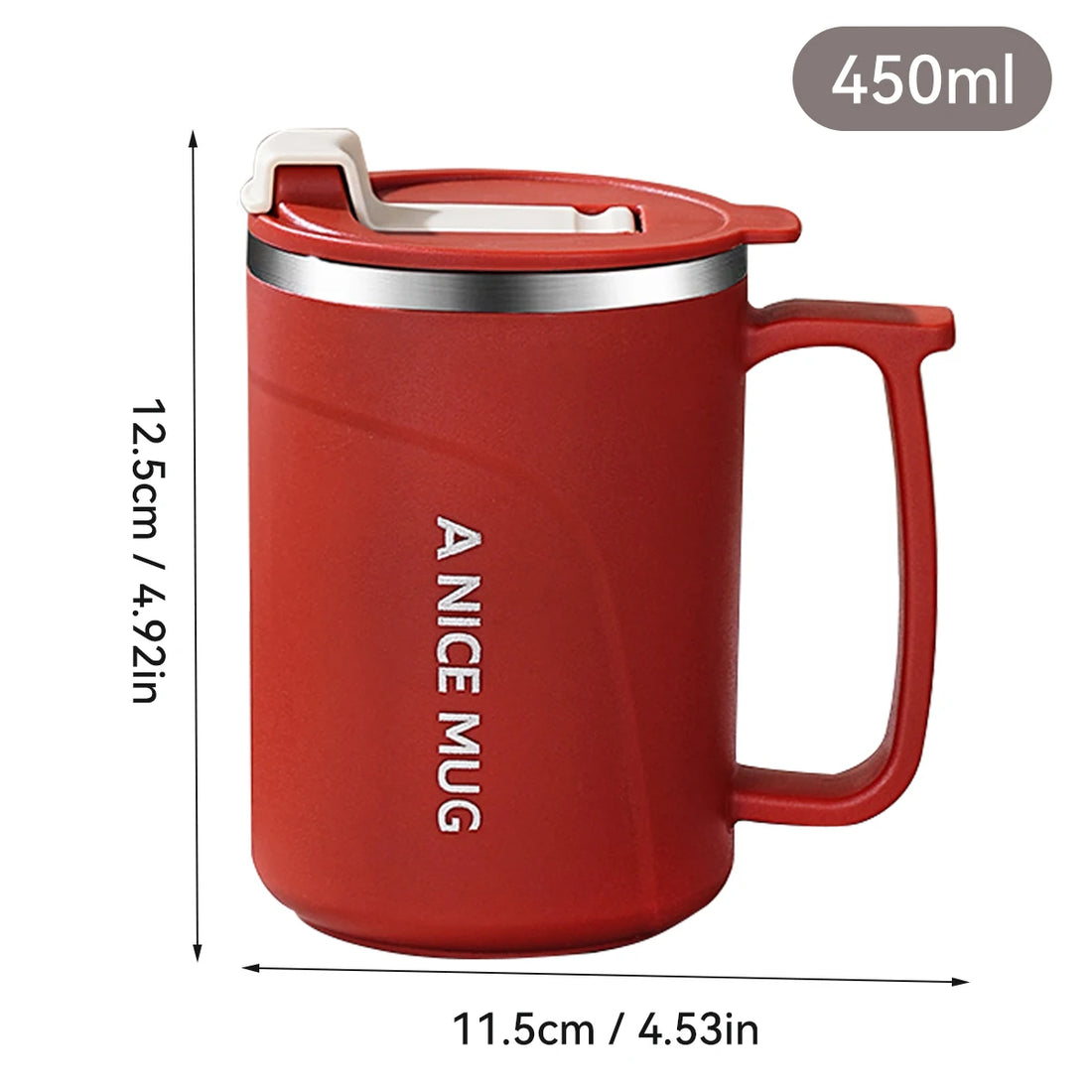 Double Wall Stainless Steel Coffee Mug Leakproof Cup