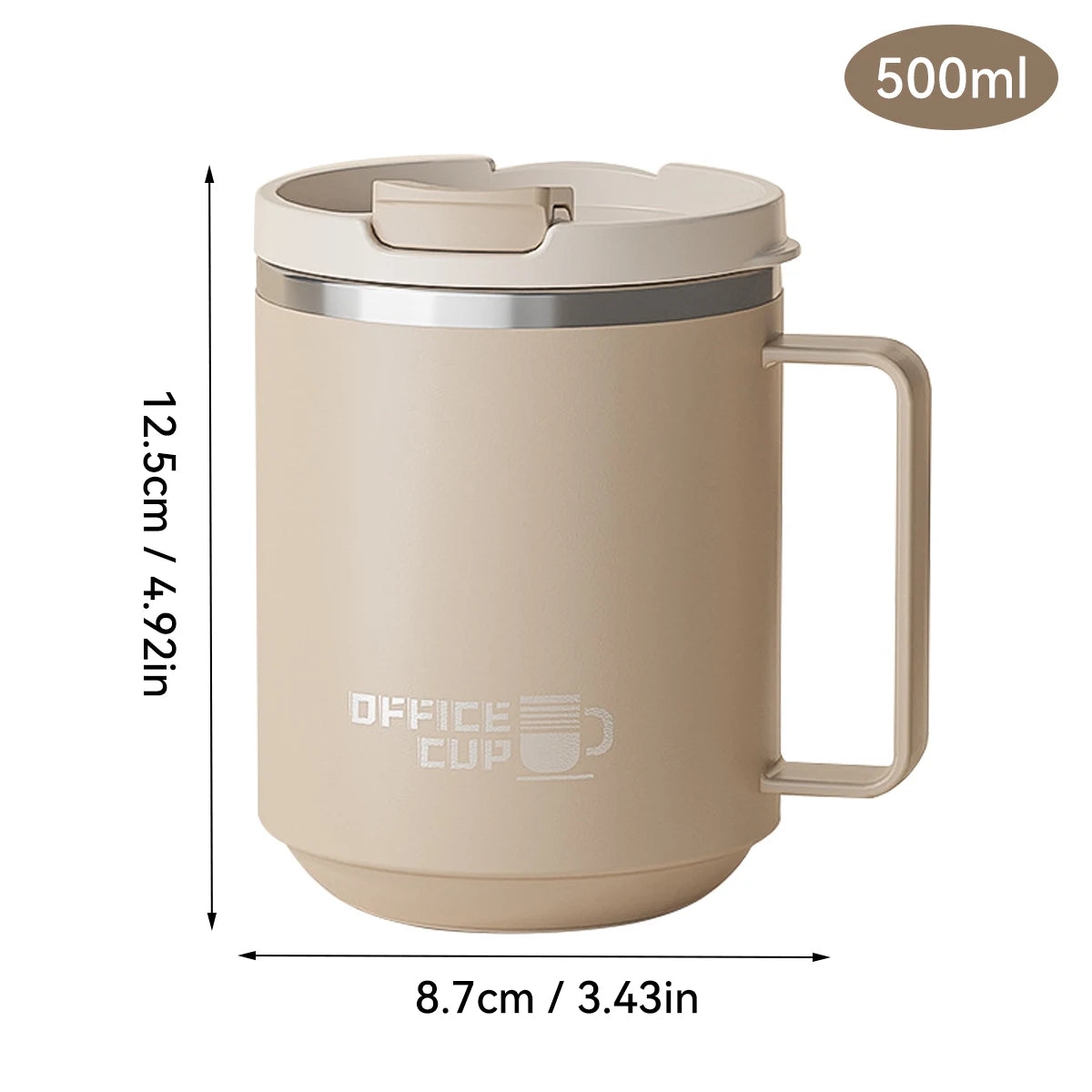 Double Wall Stainless Steel Coffee Mug Leakproof Cup