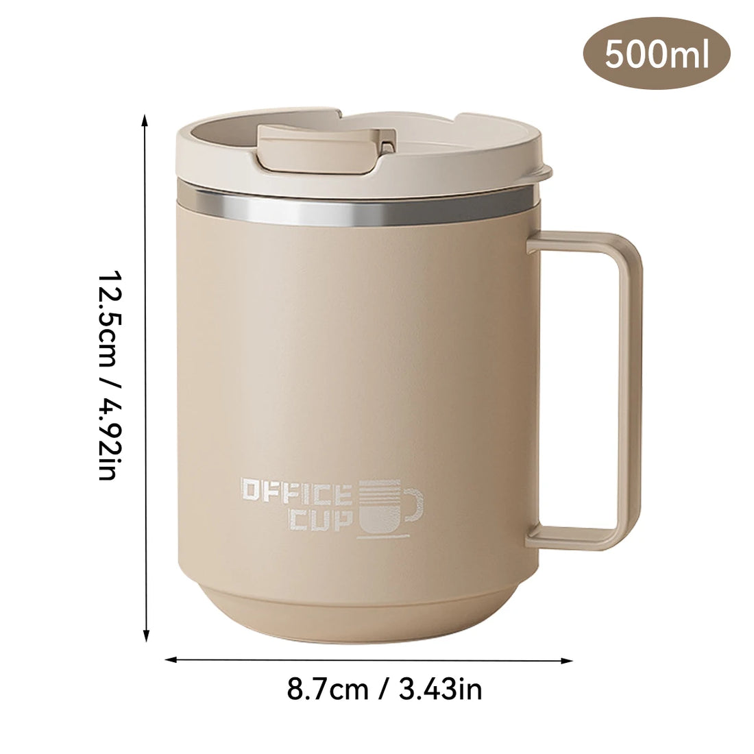 Double Wall Stainless Steel Coffee Mug Leakproof Cup