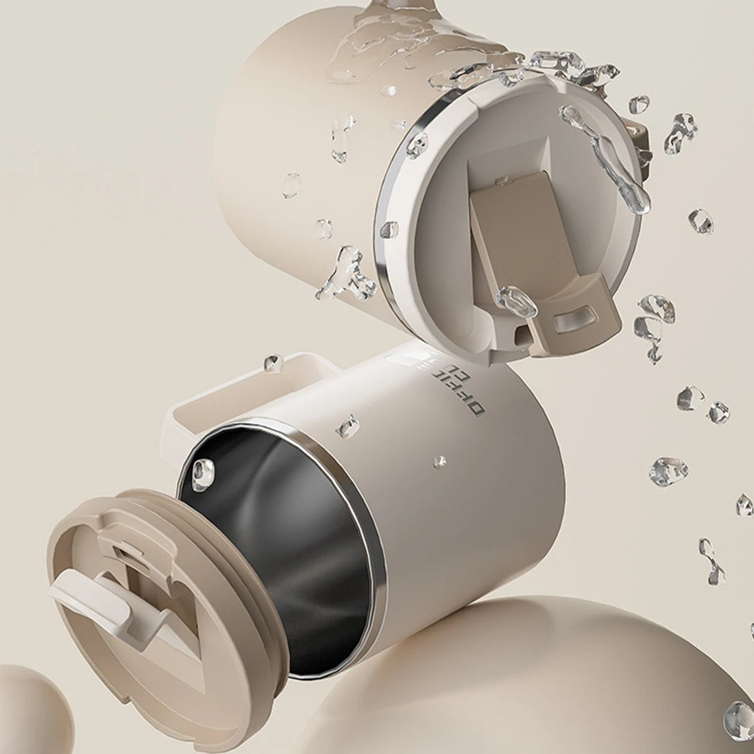 Double Wall Stainless Steel Coffee Mug Leakproof Cup