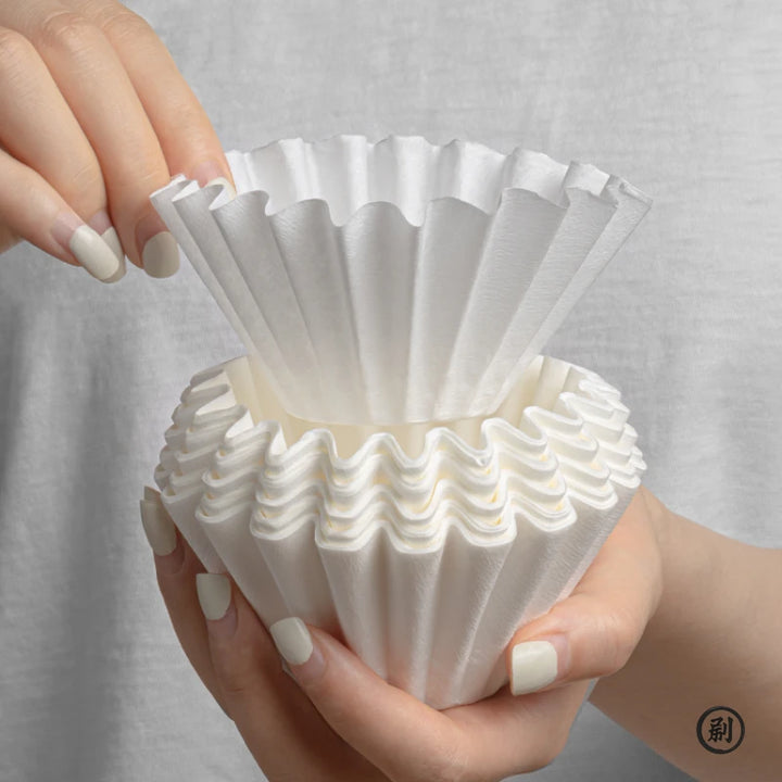 50Pcs Pour Over Coffee Filter Papers No Sediment