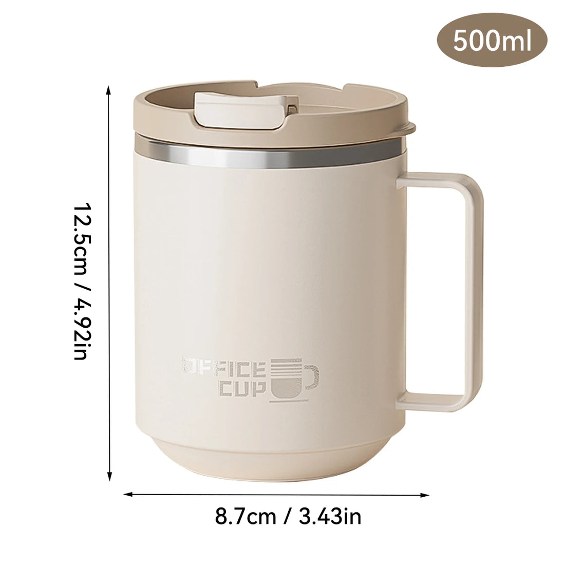 Double Wall Stainless Steel Coffee Mug Leakproof Cup