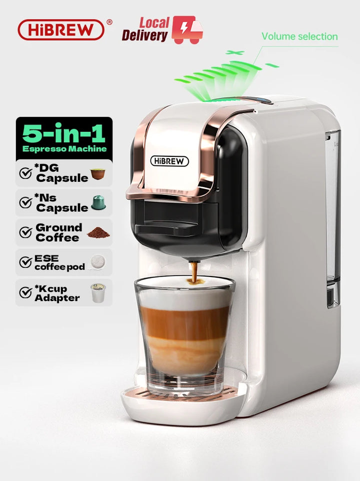 HiBREW 5in1 Capsule Coffee Machine 20Bar Hot Cold