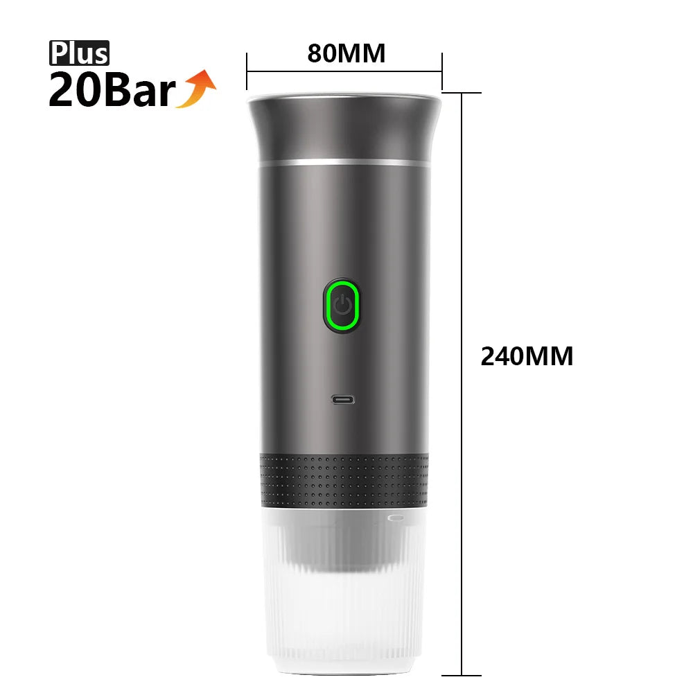 Portable Wireless Espresso Machine Travel Coffee Maker