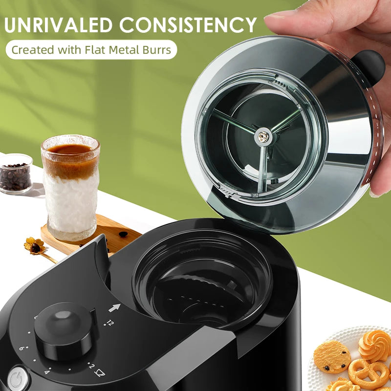Wancle Electric Burr Coffee Grinder 28 Grind Settings
