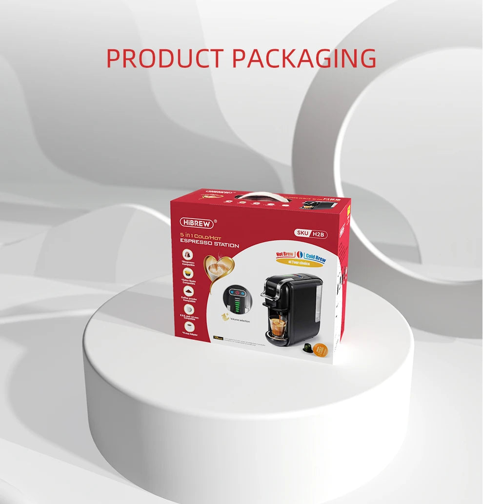 HiBREW 5in1 Capsule Coffee Machine 20Bar Hot Cold