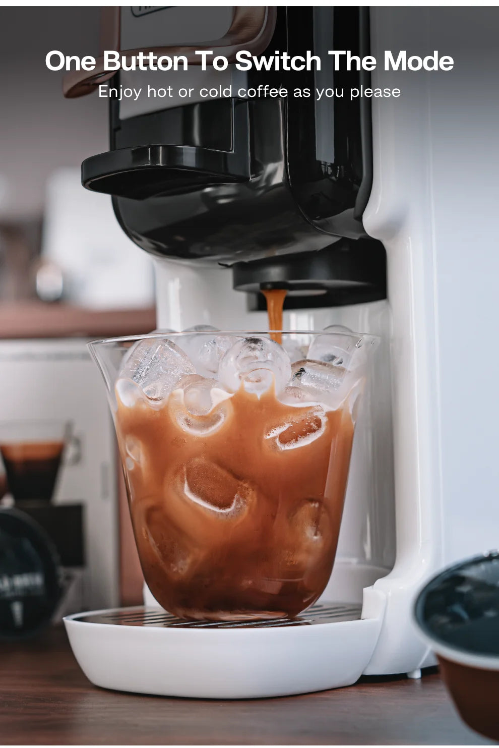 HiBREW 5in1 Capsule Coffee Machine 20Bar Hot Cold