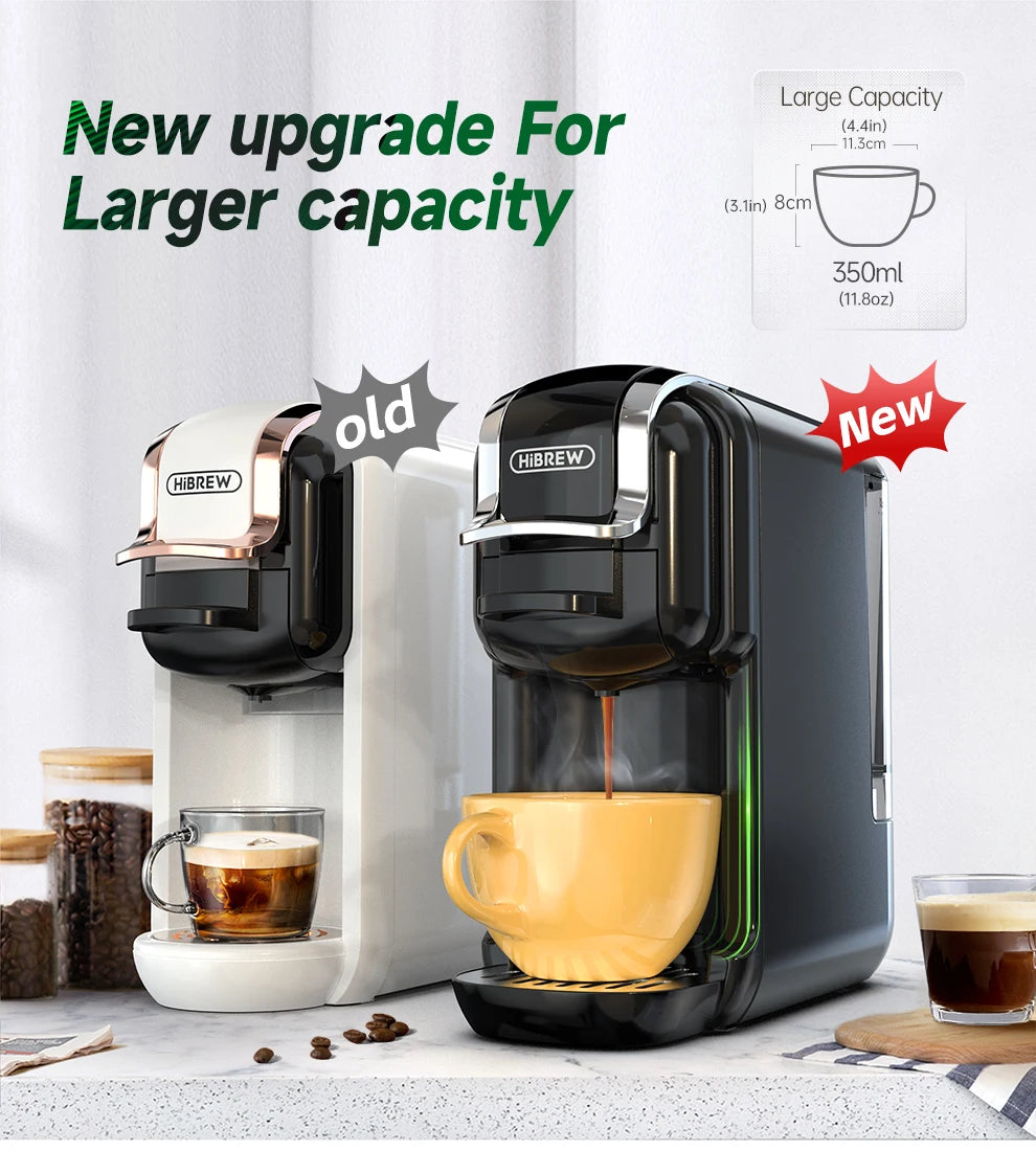 HiBREW 5in1 Capsule Coffee Machine 20Bar Hot Cold