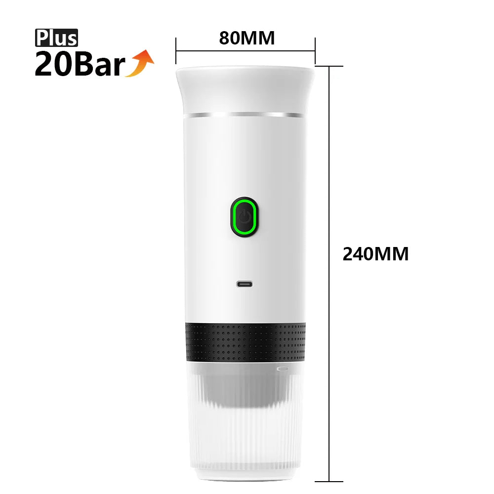 Portable Wireless Espresso Machine Travel Coffee Maker