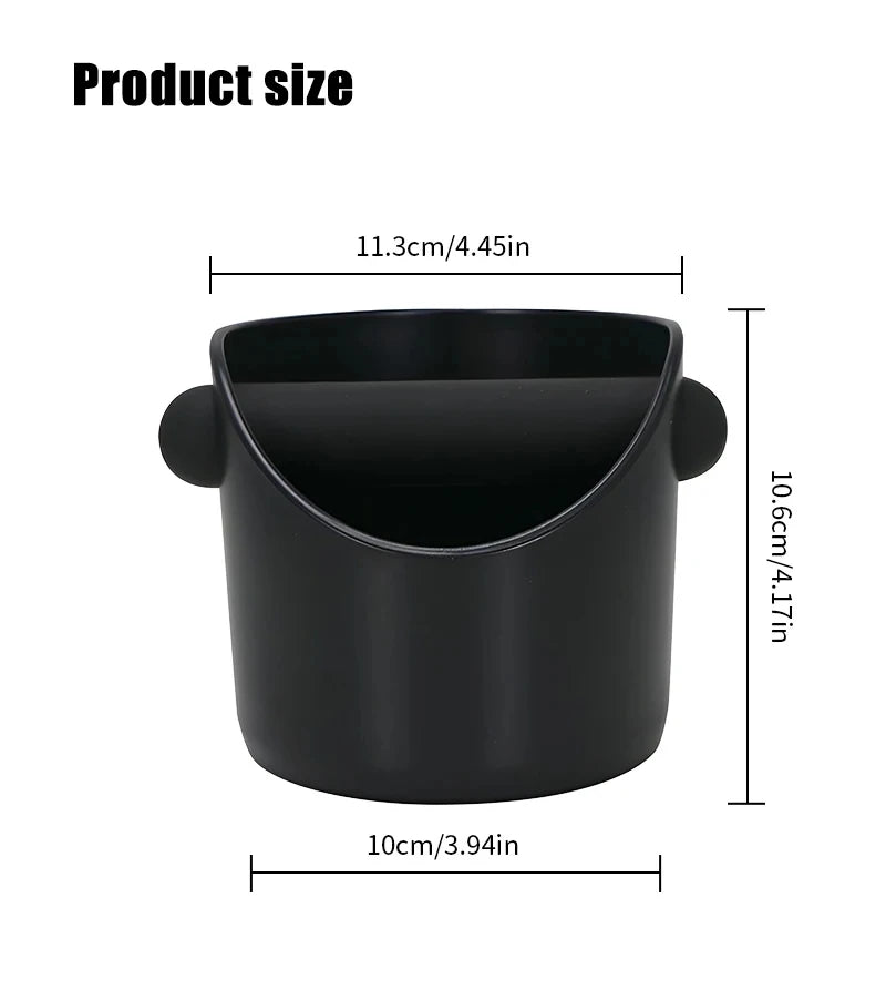Coffee Knock Box Espresso Grounds Dump Bin Anti Slip