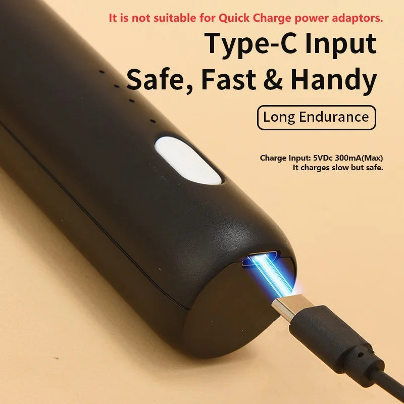Electric Milk Frother Egg Beater USB 3 Speed Foam Maker
