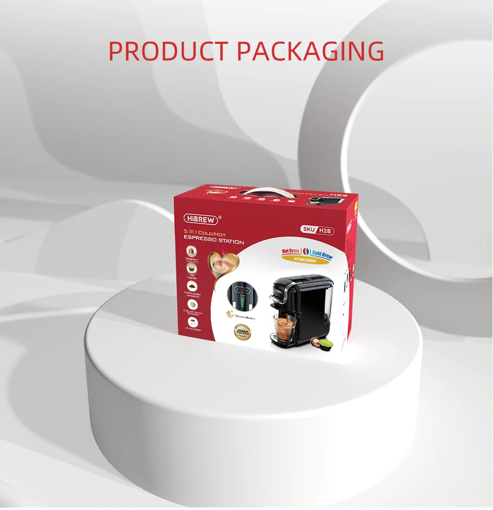 HiBREW 5in1 Capsule Coffee Machine 20Bar Hot Cold