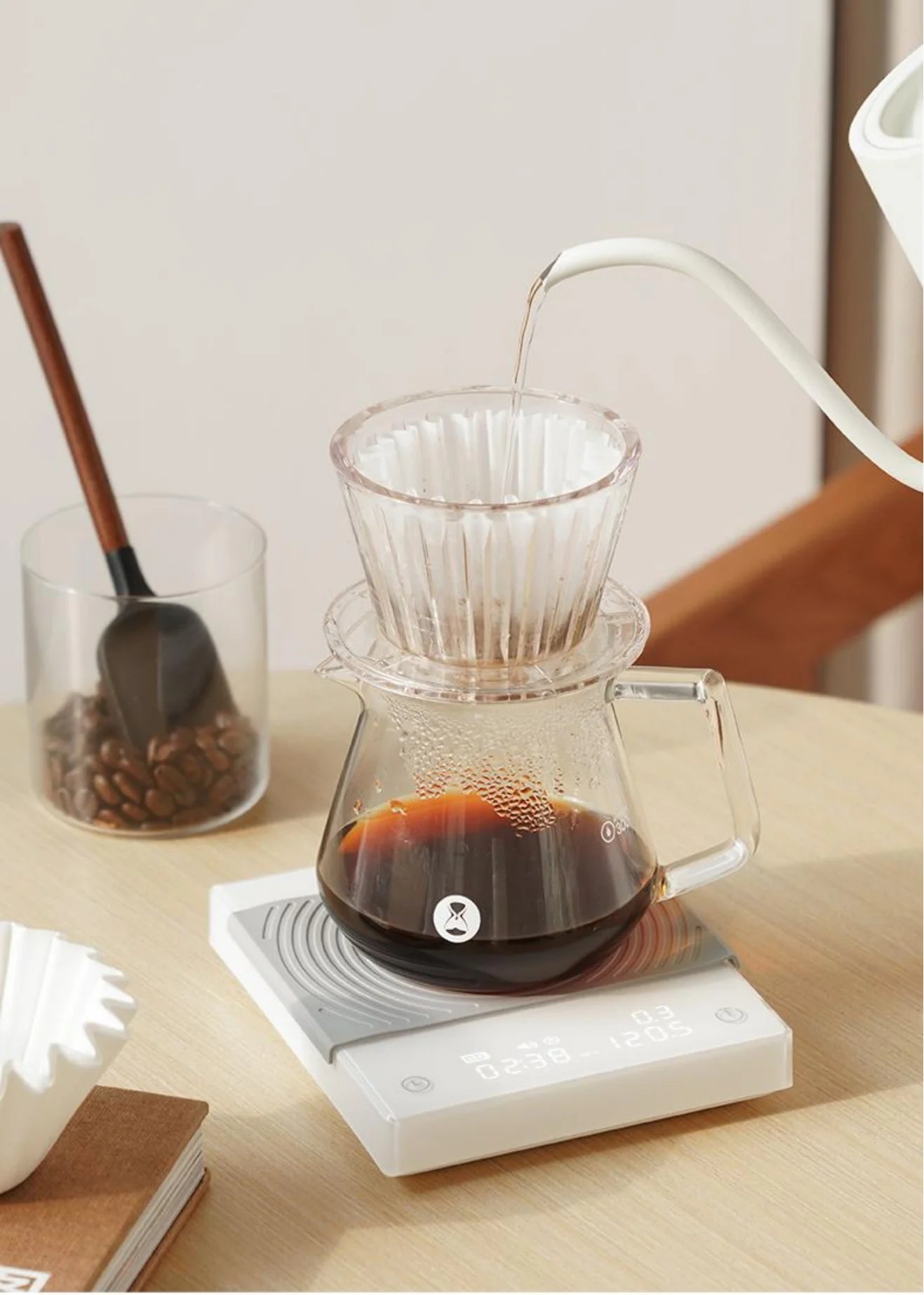 TIMEMORE Black Mirror Coffee Scale Timer Digital