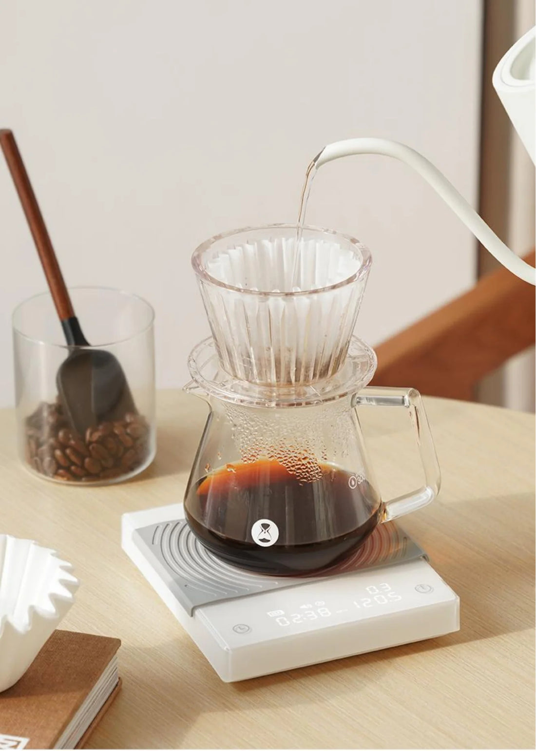 TIMEMORE Black Mirror Coffee Scale Timer Digital