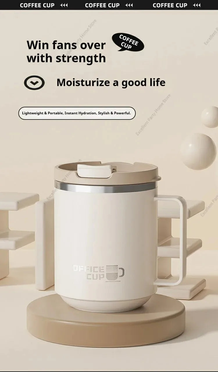 Double Wall Stainless Steel Coffee Mug Leakproof Cup