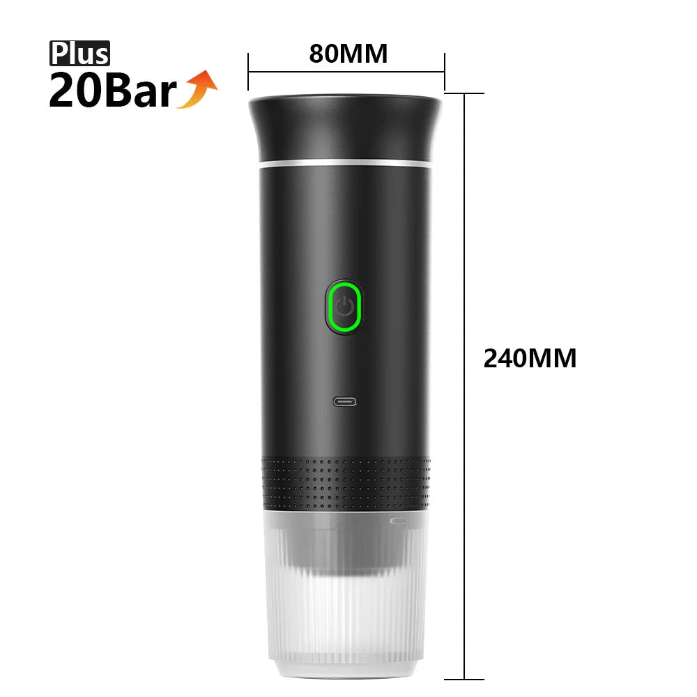 Portable Wireless Espresso Machine Travel Coffee Maker