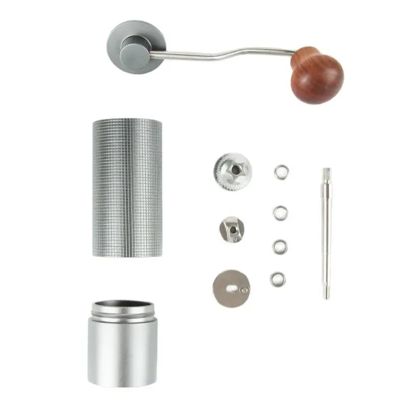 Manual Coffee Grinder Metal Burr Portable Hand Grinder