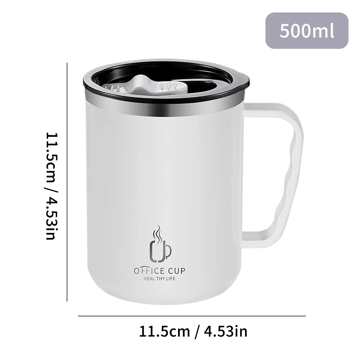 Double Wall Stainless Steel Coffee Mug Leakproof Cup