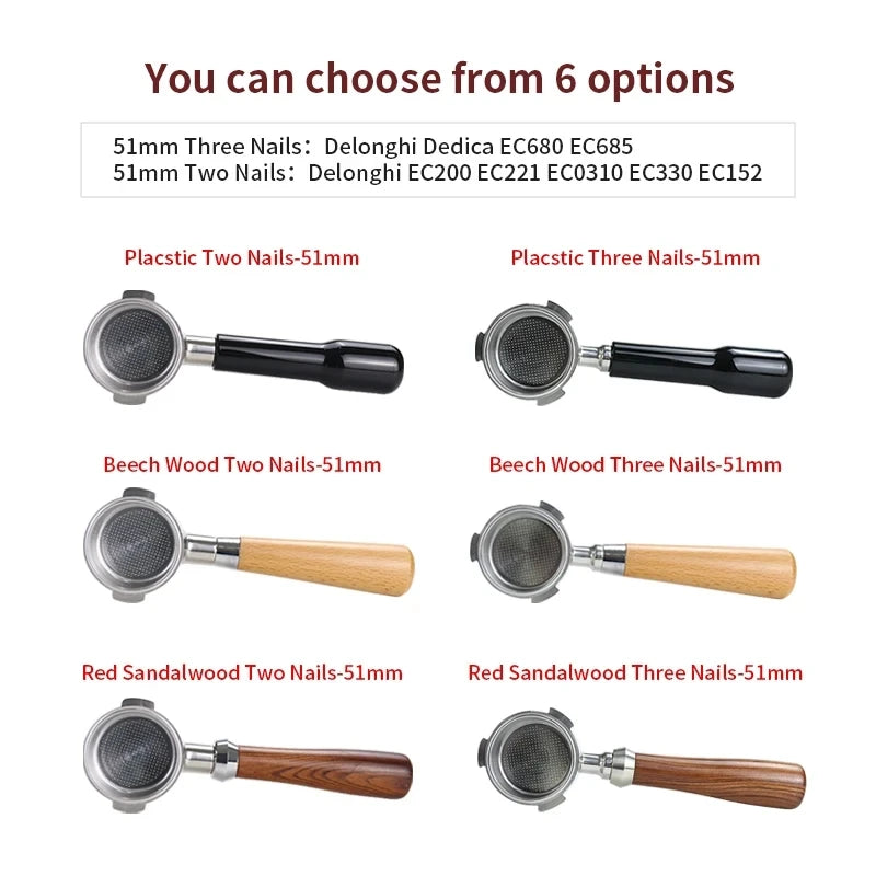 Bottomless Portafilter 51mm For Delonghi Espresso