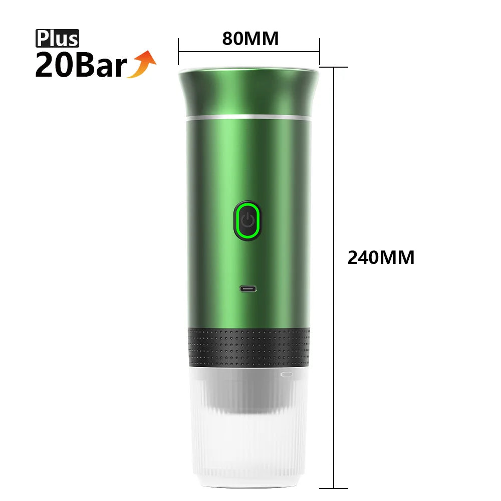 Portable Wireless Espresso Machine Travel Coffee Maker