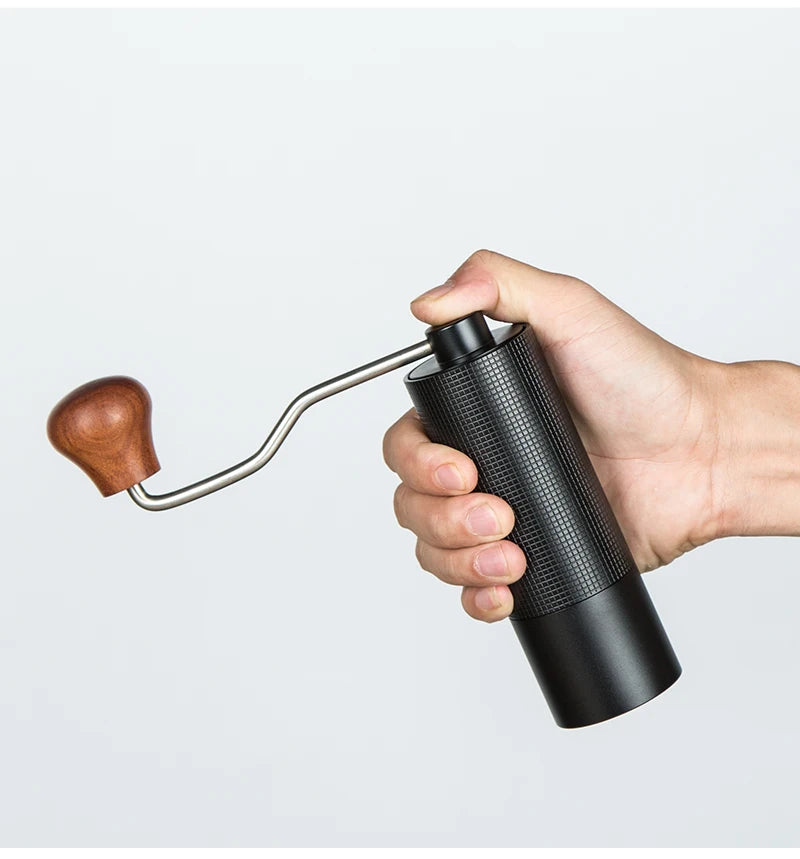 Manual Coffee Grinder Metal Burr Portable Hand Grinder