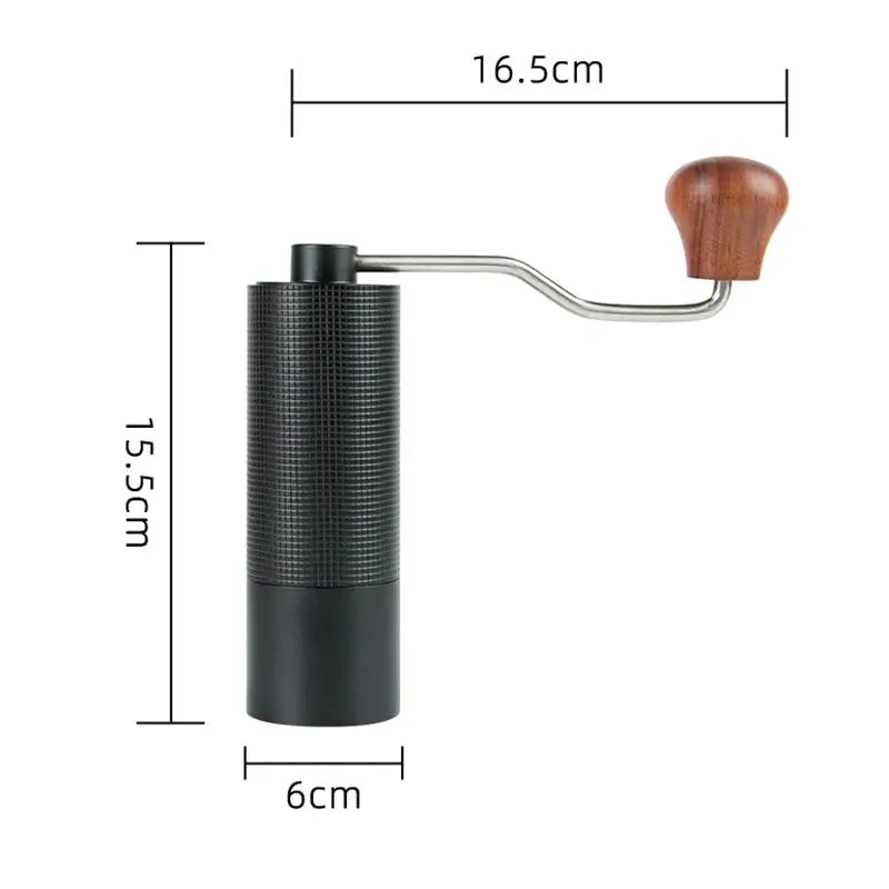 Manual Coffee Grinder Metal Burr Portable Hand Grinder